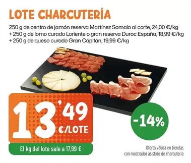 Loriente - Lote Charcuteria
