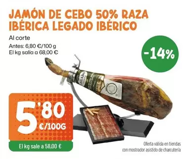 legado - Jamón De Cebo 50% Raza Ibérica Legado Ibérico