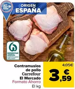Carrefour El Mercado - Contramuslos De Pollo