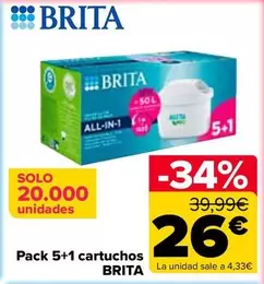Brita - Pack 5+1 Cartuchos