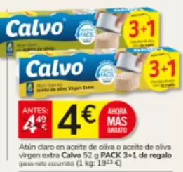 Calvo - Atun Claro En Aceite De Oliva O Aceite De Oliva Virgen Extra