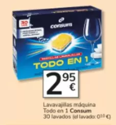 Consum - Lavavajillas Máquina Todo En 1