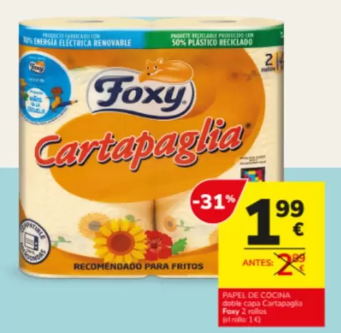 Foxy - Papel De Cartapaglia