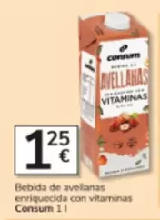 Consum - Bebida De Avellanas Enriquecida Con Vitaminas