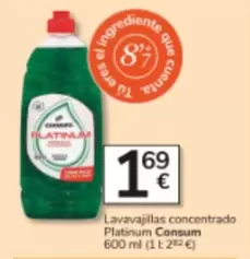 Consum - Lavavajillas Concentrado Platinum
