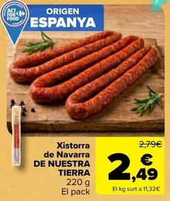 De Nuestra Tierra - Txistorra De Navarra