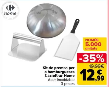 Carrefour Home - Kit De Prensa Para Hamburguesas