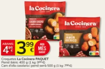 La Cocinera - Croquetes Pernil Ibèric Carn D'Olia Casolana I Pernil Serrà