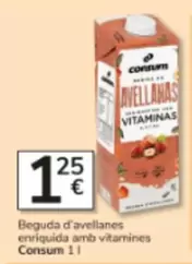Consum - Beguda D'avellanes Enriquida Amb Vitamines