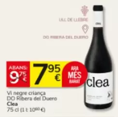 Clea - Vi Negre Criança Do Ribera Del Duero
