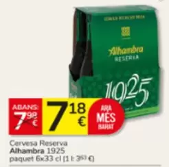 Alhambra - Cervesa Reserva 1925