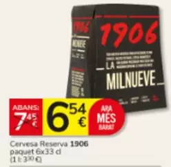 1906 - Cervesa Reserva