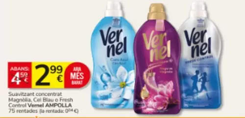 Vernel - Suavitzant Concentrat Magnolia, Ceb Blau O Fresh