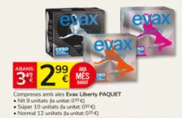 Evax - LibertyCompreses Amb Ales
