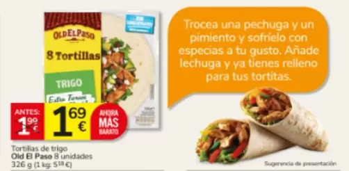 Old El Paso - Tortillas De Trigo