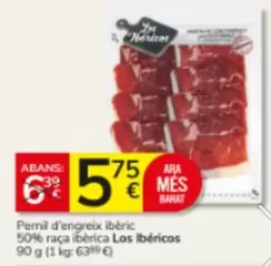 Ibéritos - Pernil D'engreix Iberic 50% Raca Iberica
