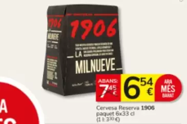 1906 - Cervesa Reserva