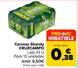 Cruzcampo - Cerveza Shandy