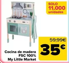Cocina De Madera Fsc 100% My Little Market