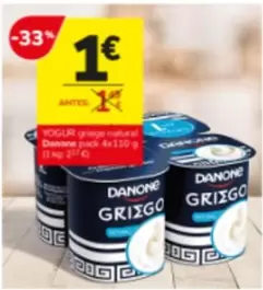 Danone - Yogur Griego Gran Gran Gran Granulado