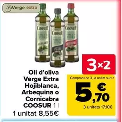 Coosur - Aceite De Oliva Virgen Extra Hojiblanca, Arbequina O Cornicabra