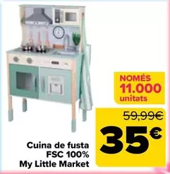 Cocina De Madera 100% My Little Market