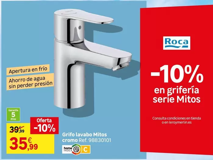 home - Grifo Lavabo Mitos Cromo Ref. 988301