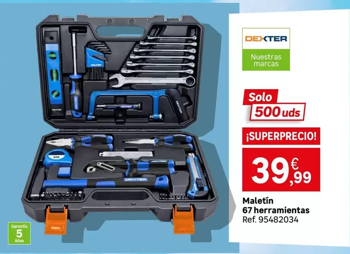 Dexter - Maletin 67 Herramientas