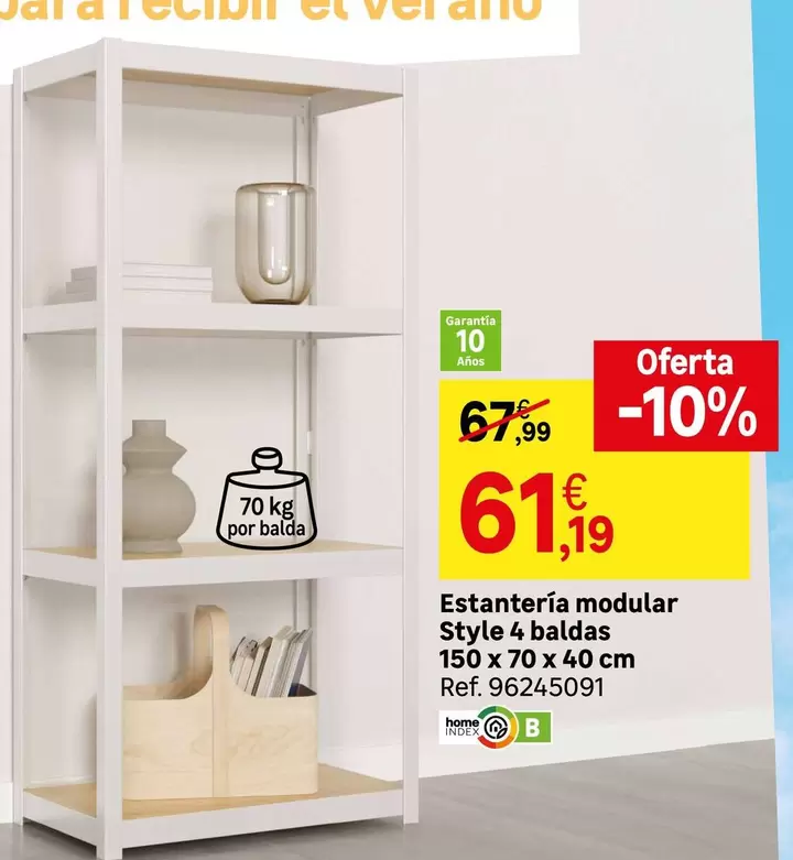 Style - Estantería Modular  4 baldas