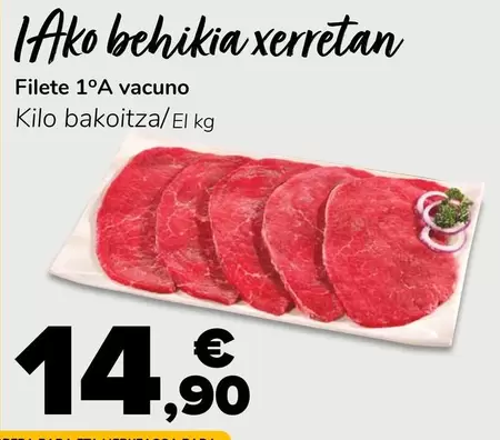 Filete 1ºA Vacuno