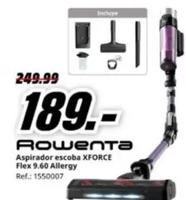 Rowenta - Aspirador Escoba Xforce Flex 9.60 Allergy