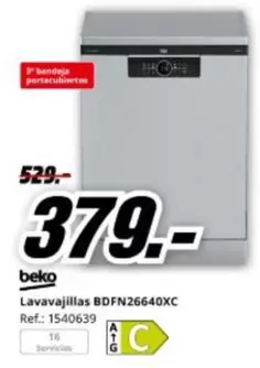 Beko - Lavavajillas Bdfn26640xc
