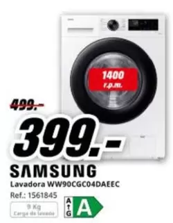 Samsung - Lavadora Ww90cgc04daeec