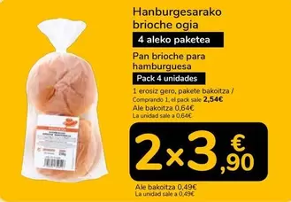Pan Brioche Para Hamburguesa