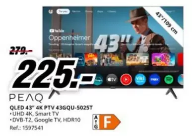 Google - Qled 43" 4k Ptv 43gqu-5025t