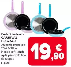 Carnival - Pack 3 Sartenes 