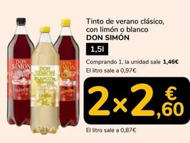 Don Simón - Tinto De Verano Clasico, Con Limon O Blanco
