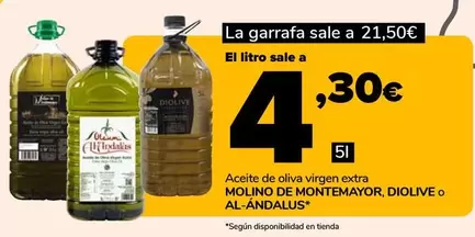 Molino De Montemayor/Diolive/Al-Andalus - Aceite De Oliva Virgen Extra