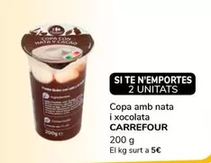 Carrefour - Copa Amb Nata I Xocolata