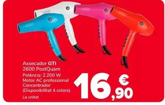 Assecador GTI 2600 PostQuam