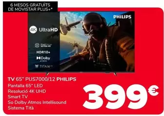 Philips - Tv 65" PUS7000/12