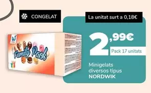 Nordwik - Minigelats Diversos Tipus