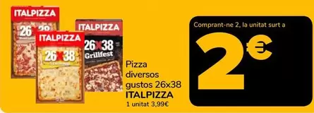 Italpizza - Pizza Diversos Gustos 26x38