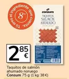 Consum - Taquitos De Salmon Ahumado Noruego