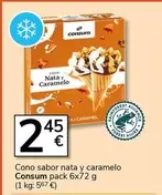 Consum - Cono Sabor Nata Y Caramelo