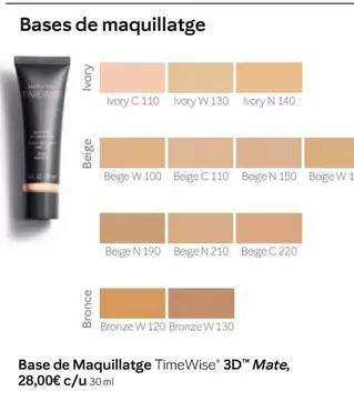 Mary Kay - Bases De Maquillatge TimeWise 3D