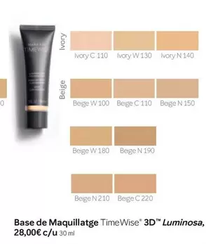 Base De Maquillatge TimeWise 3DTM Luminosa