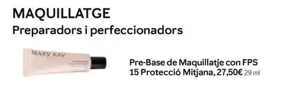 Mary Kay - Pre-Base De Maquillatje Con FPS 15 Protecció Mitjana