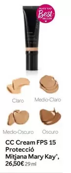 Mary Kay - CC Cream FPS 15 Protecció Mitjana