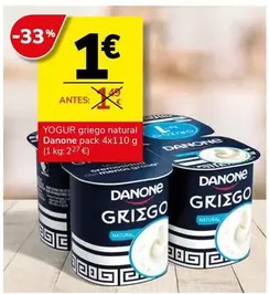 Danone - Yogur Griego Natural